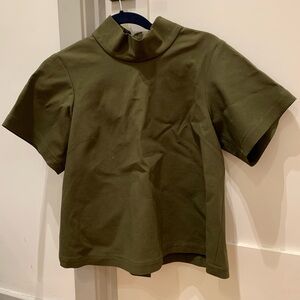 Rachel Comey Tenby Army green top New with tags NWT